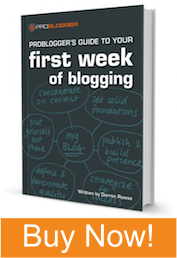 ProBlogger's Guide to Your First Week of Blogging eBook cover