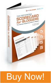 Copywriting Scorecard for Bloggers eBook cover